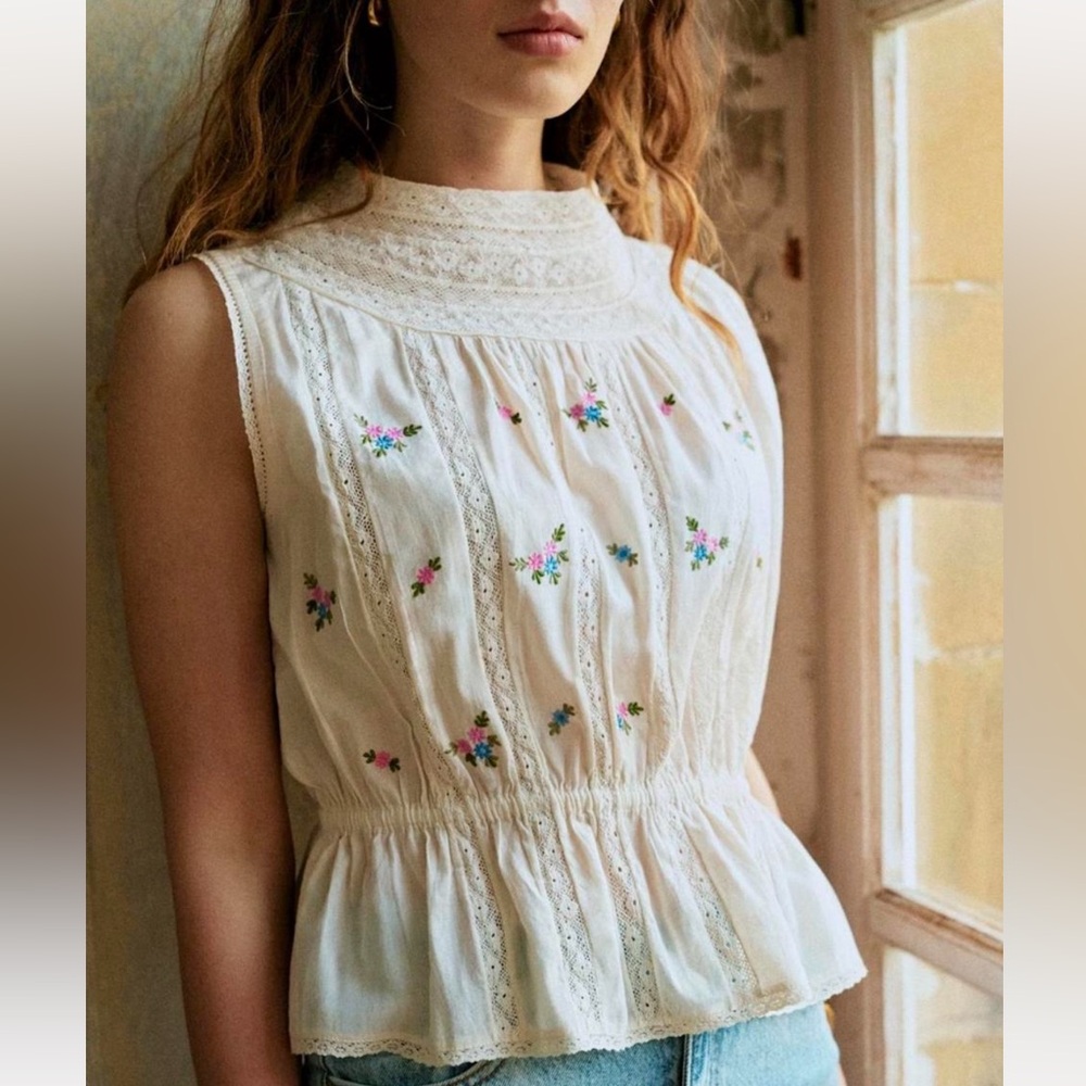 Sezane Dorrit Blouse (size 34)